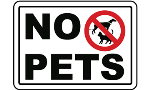 Field Rules - NO PETS